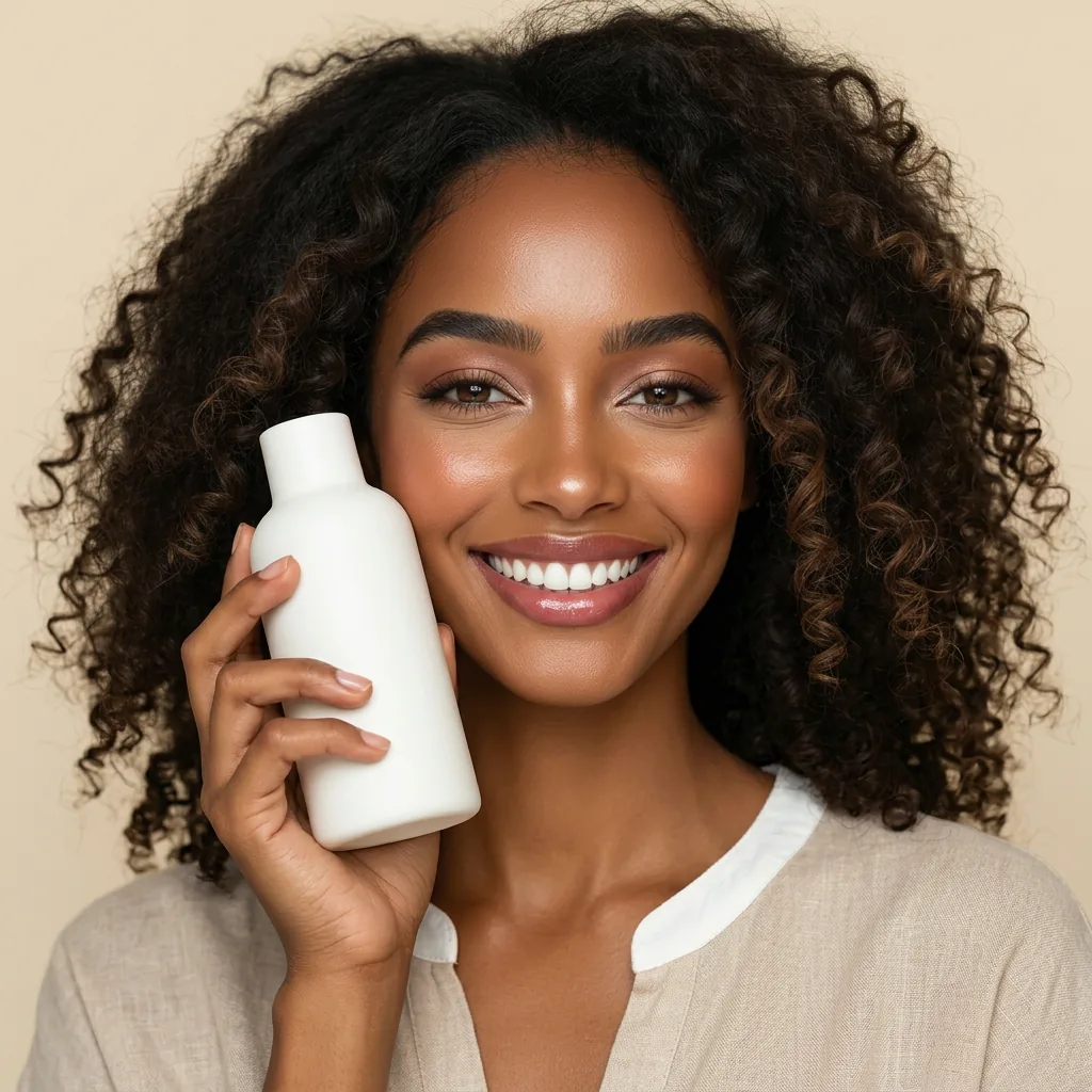 Close-up beauty ad