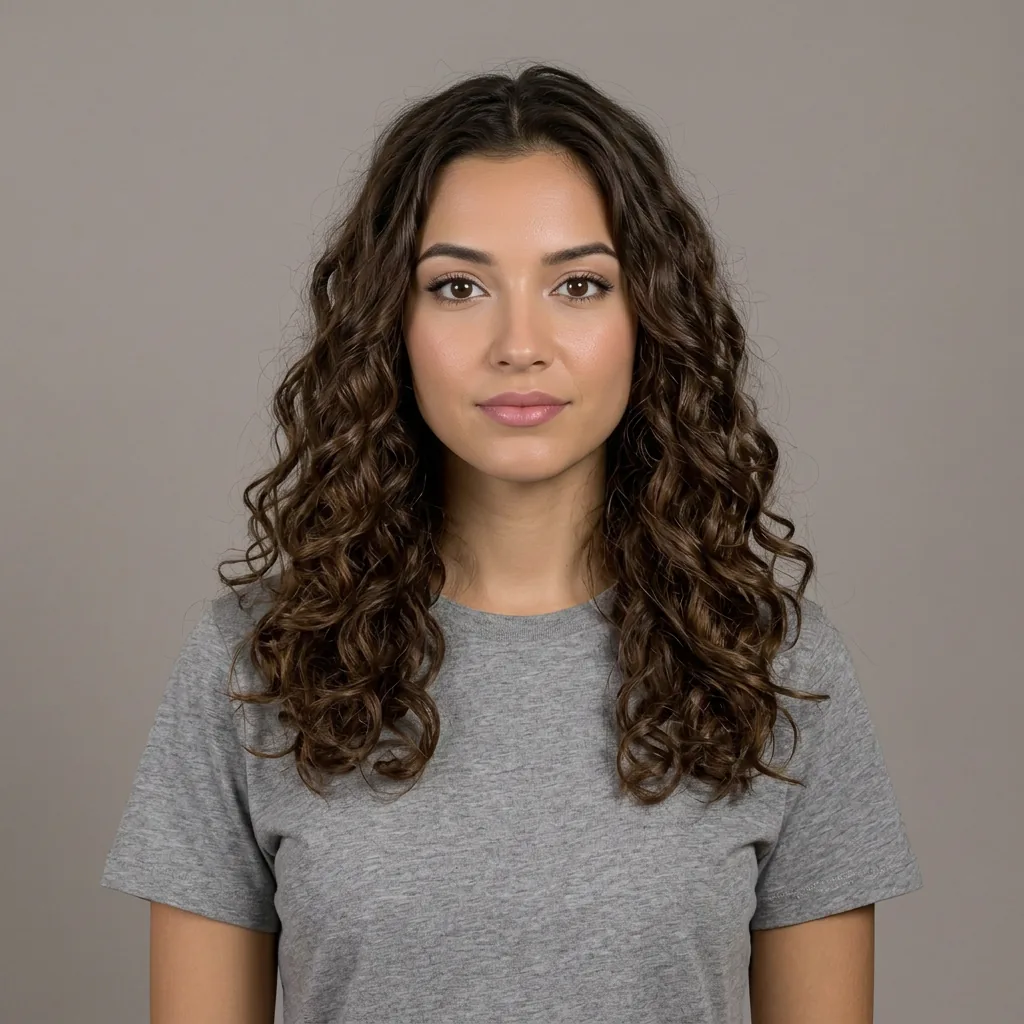 Same creator with long voluminous curls