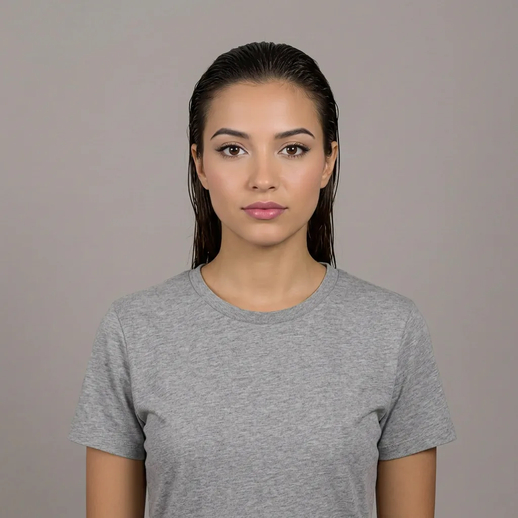 Same creator with a wet-look slicked-back style